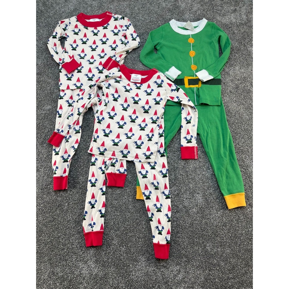 Hanna Andersson Holiday Pajamas Lot of‎ 3 sets  Size 90 US 3 Christmas